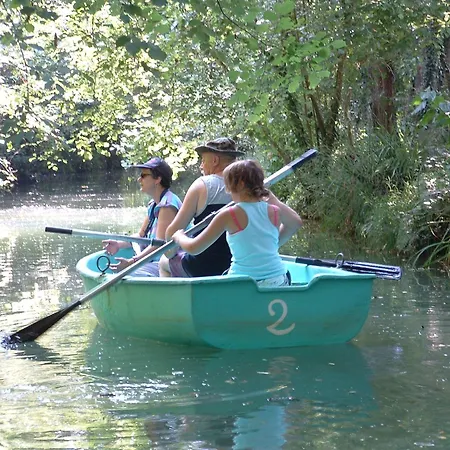 Maison Et Moulin A Eau Entre 2 Rivieres Dans Parc Animalier Saint-Aubin (Landes)